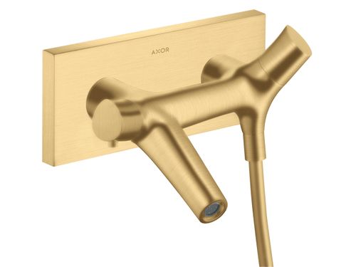 AXOR-HG-AXOR-Starck-Organic-Wannenthermostat-Aufputz-Brushed-Gold-Optic-12410250 gallery number 1